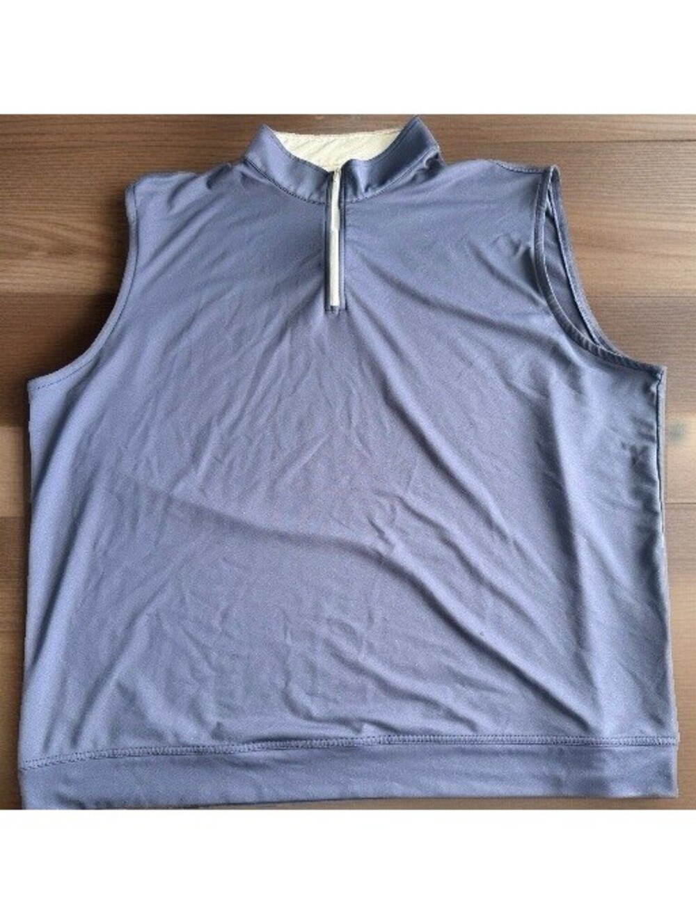 Peter Millar Crown Sport Galway Quarter Zip Vest Men 3X Navy Blue Sleeveless
